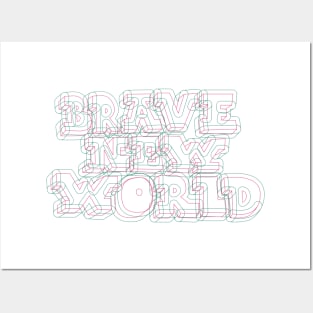 Brave New World - Huxley! Political and critical quotes. typography art. Posters and Art